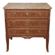 Commode en marqueterie de style Transition Louis XV - Louis XVI
