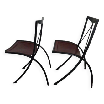 Pair of chairs by Cattelan Italia for Ligne Roset