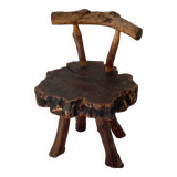 Chaise d’appoint en bois massif