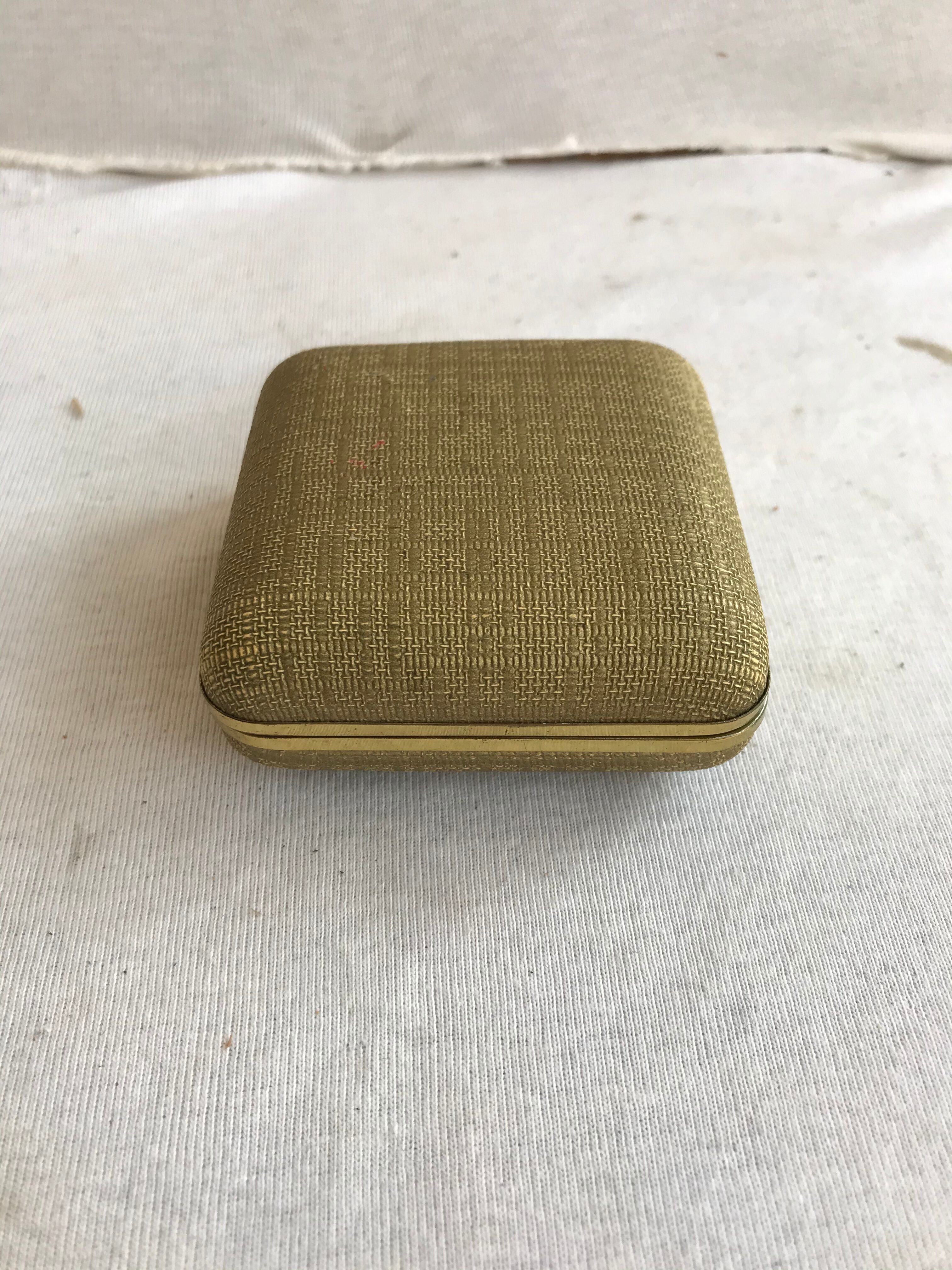 Old europa 2 travel alarm clock with 70's vintage gold case