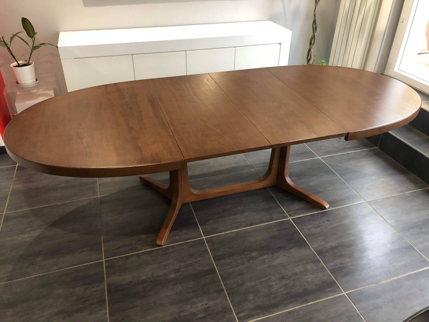 Vintage Baumann extendable table 1970s