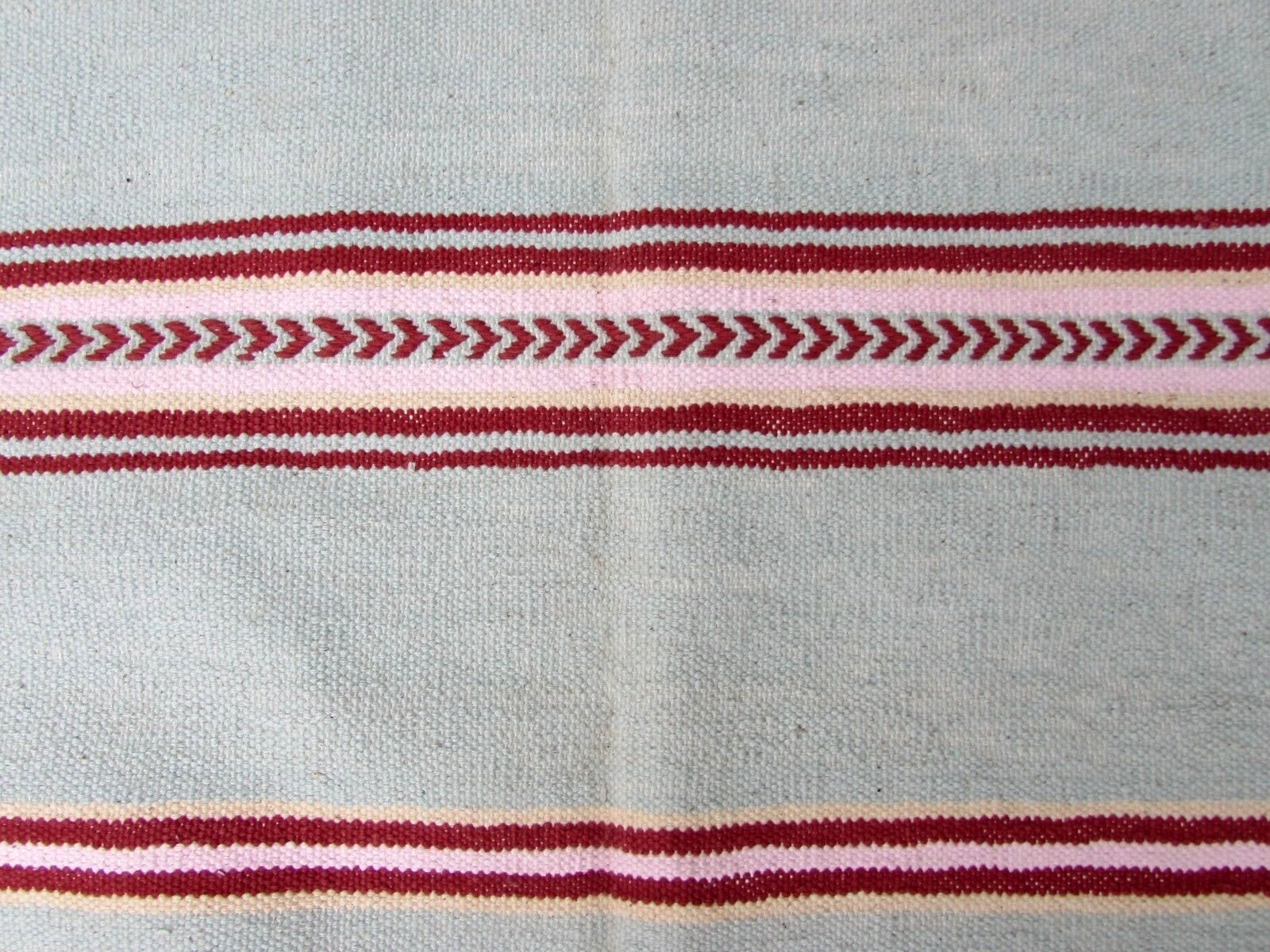 Dhurri Indian carpet handmade 95x145cm 1970