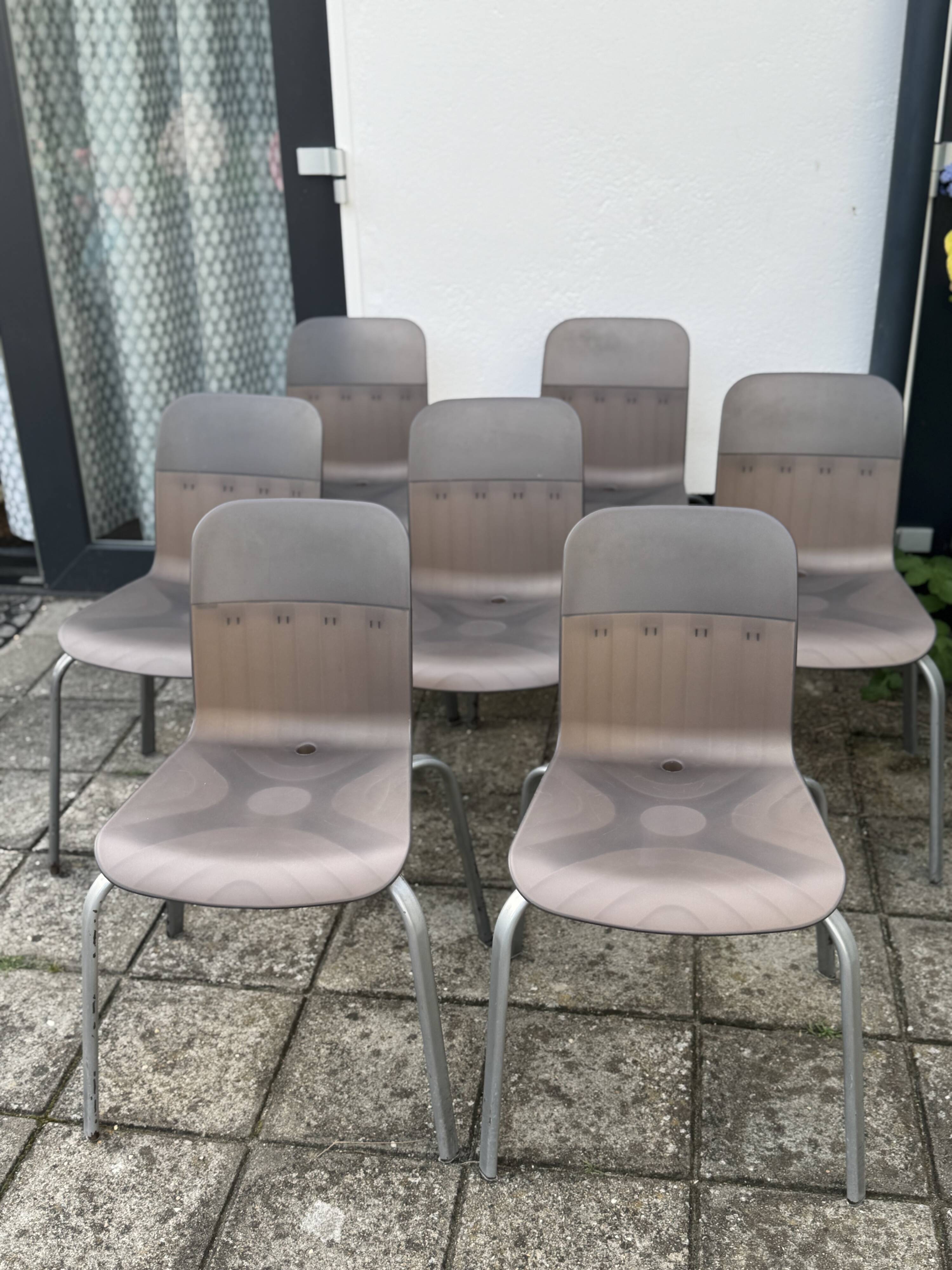 Lot de 7 chaises Ikea PS par Ehlen Johannson