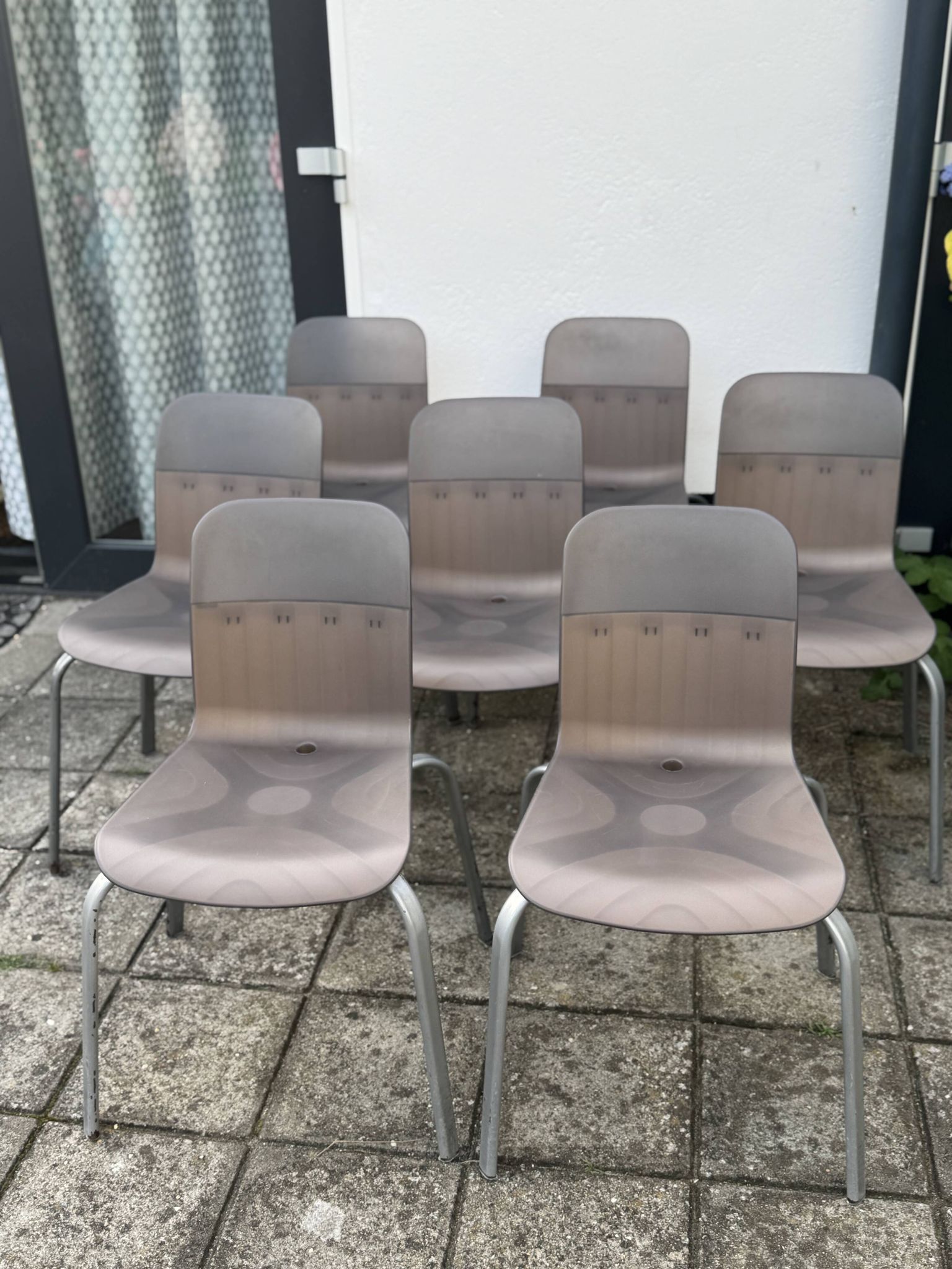 Lot de 7 chaises Ikea PS par Ehlen Johannson