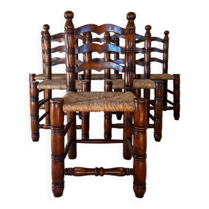 Série de 6 chaises Charles