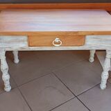 Renovated limed oak coffee table