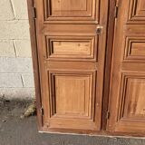 Old three-door closet