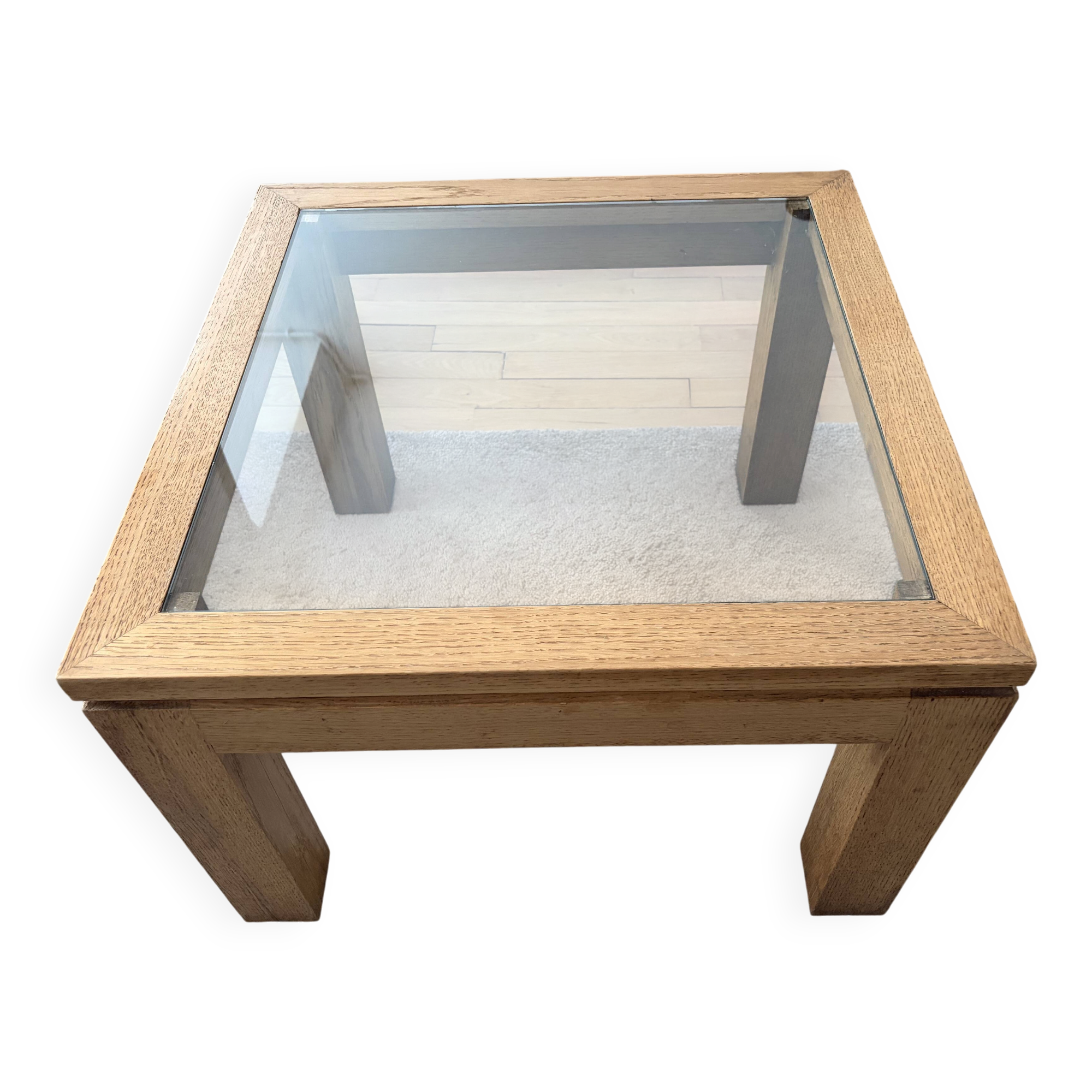 table basse chêne massif