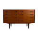 Double commode scandinave vintage en teck, années 60