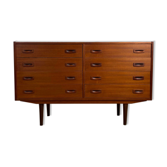 Double commode scandinave vintage en teck, années 60
