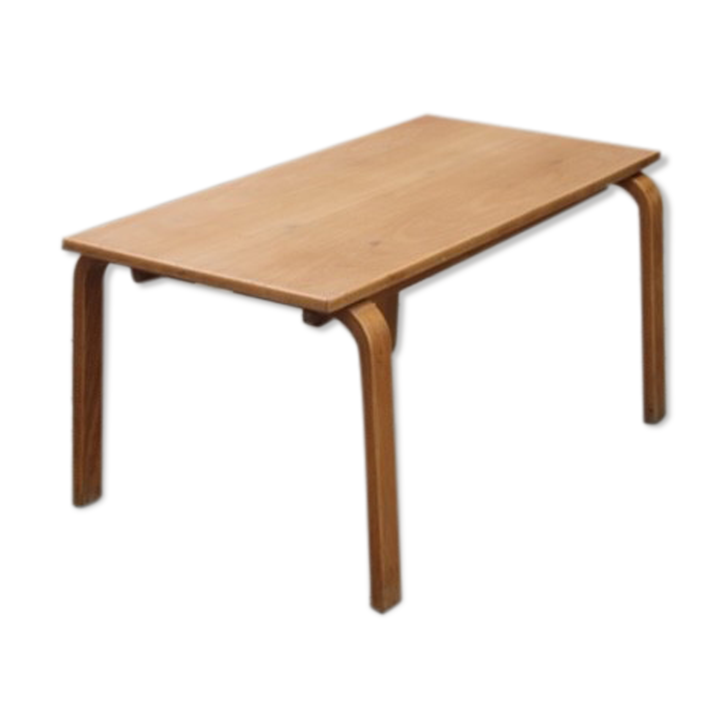 Birch coffee table by Alvar Aalto, 1960