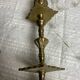 Large old gilded bronze candlestick