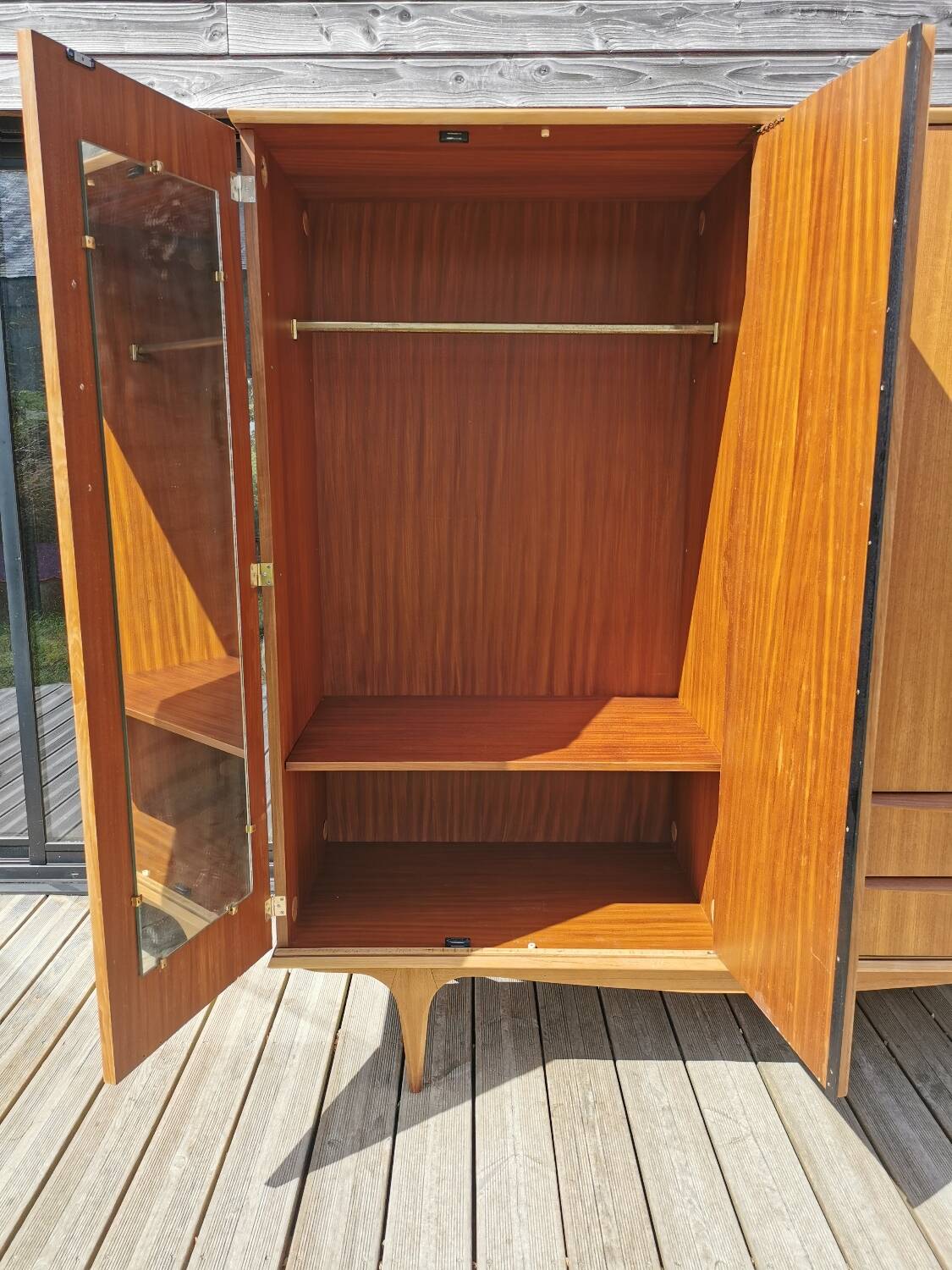 Vintage Scandinavian style wardrobe