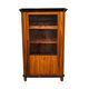 Biedermeier Bookcase in Walnut & Glass, Austria, 1825