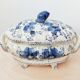 Delft earthenware covered dish