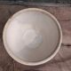 Vintage French salad bowl in white clay