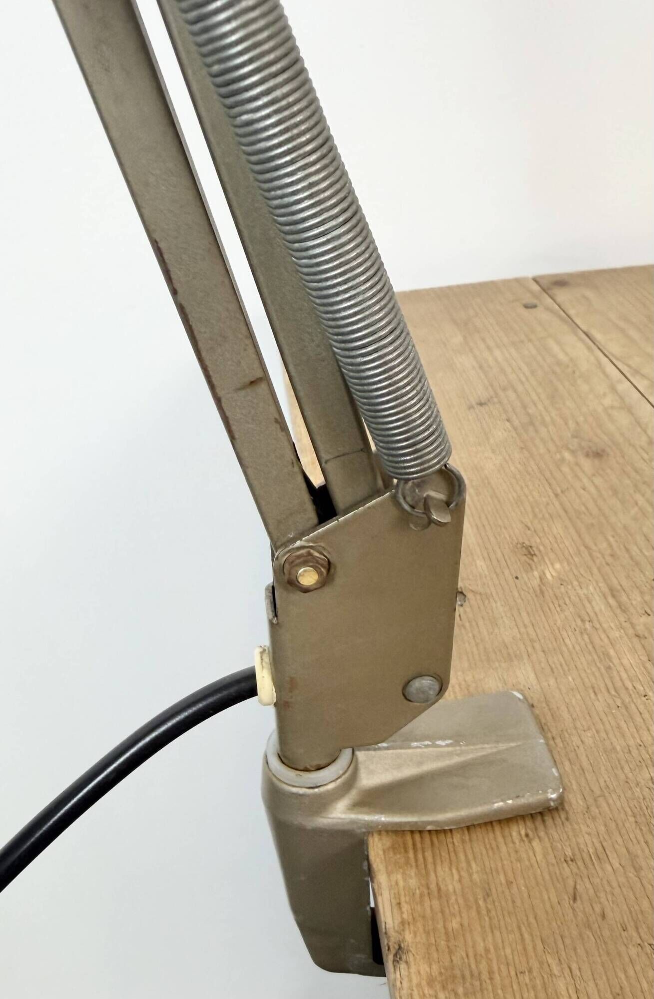 Vintage Brown Adjustable Architect Table Lamp, 1960s