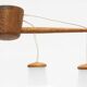 Uno & Osten Kristiansson for Luxus Light - 4 pendant chandelier in oak and glass