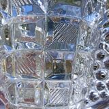 Art Deco bee-shaped vase in thick crystal