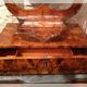 Psyche of 19th Charles X Walnut table