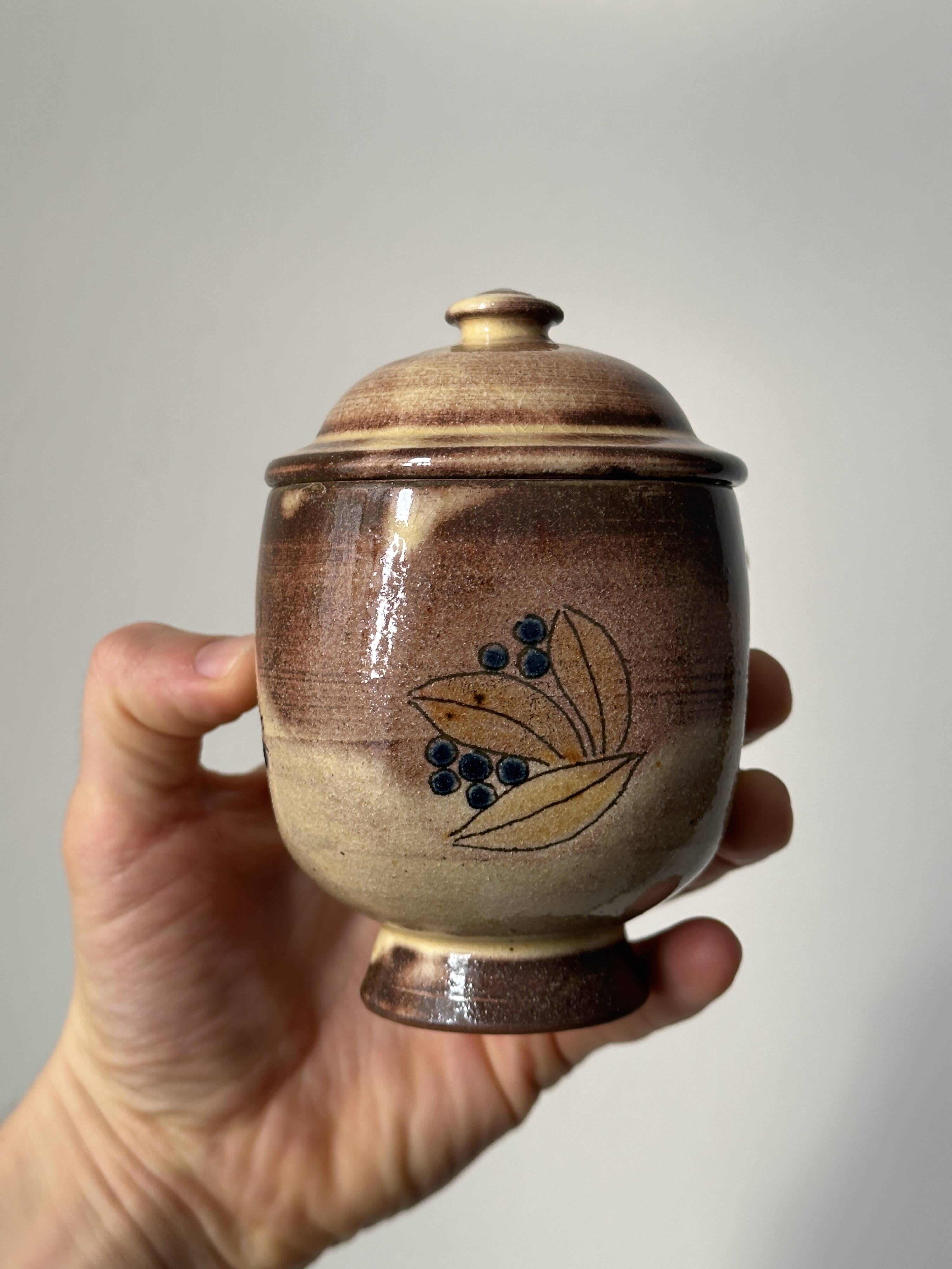 Small ceramic sugar bowl