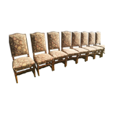 Chaises d'époque Louis XIII dites Os de mouton