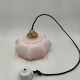Pink opaline pendant light