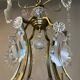 Louis XV style chandelier with pendants