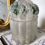 Carafe ancienne asperge Legras fin XIXe