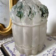 Carafe ancienne asperge Legras fin XIXe