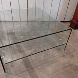 Glass coffee table