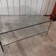 Glass coffee table
