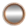 Italian rattan wall mirror, 1960s