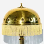 Lampe de table en laiton en forme de champignon par Sölken Leuchten, Allemagne, vers les années 1960.