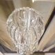Empty candle holder or desk accessory in crystal size