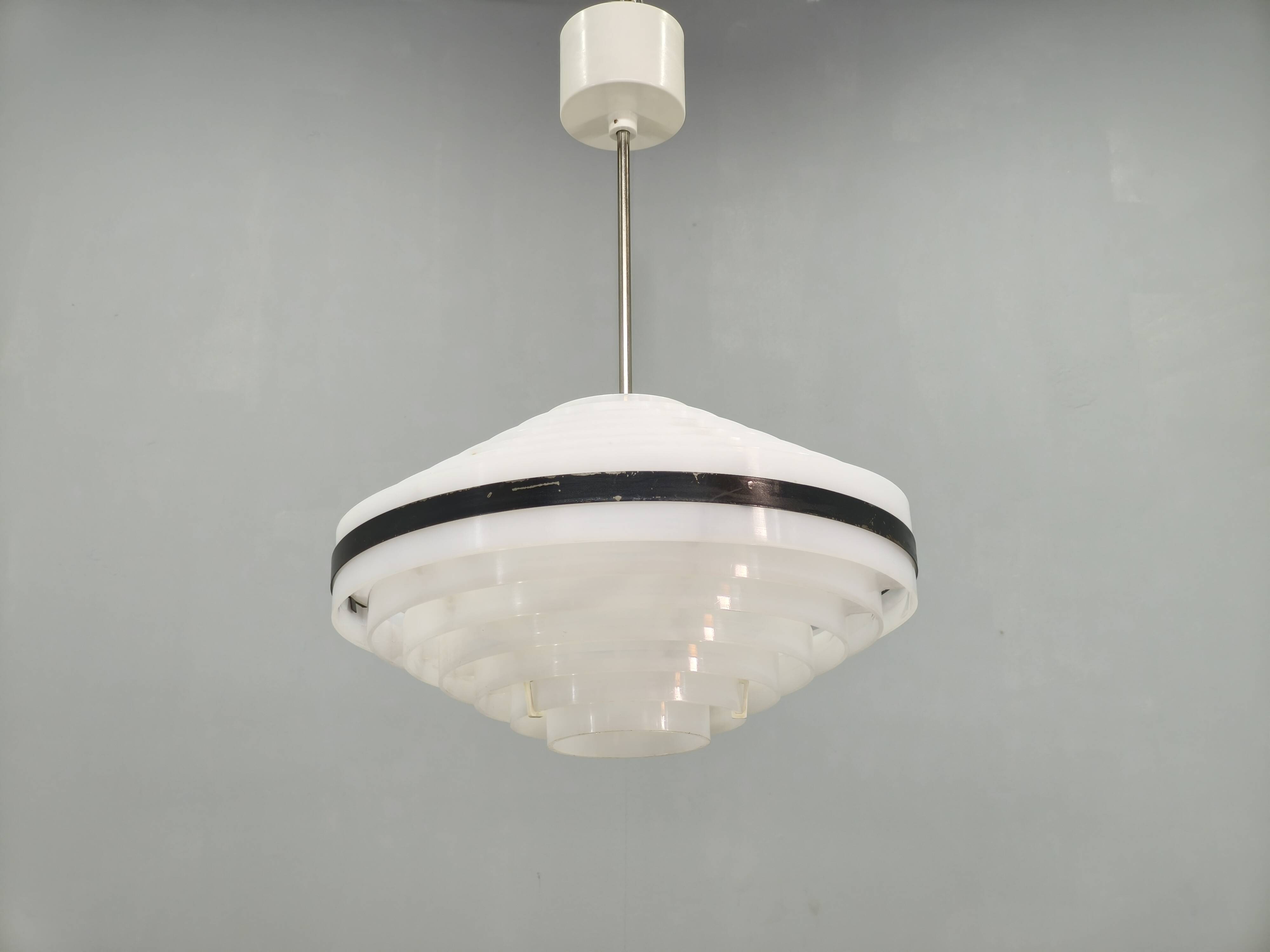 1960s Czechoslovak Space Age UFO Pendant Lamp