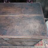 Old oak chest of drawers, 4 drawers, antique
