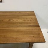 Oak and pine farmhouse table