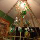 Very large art nouveau chandelier Murano (1 meter)