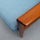 Fauteuil des années 1960 en cerisier bleu, Wilhelm Knoll