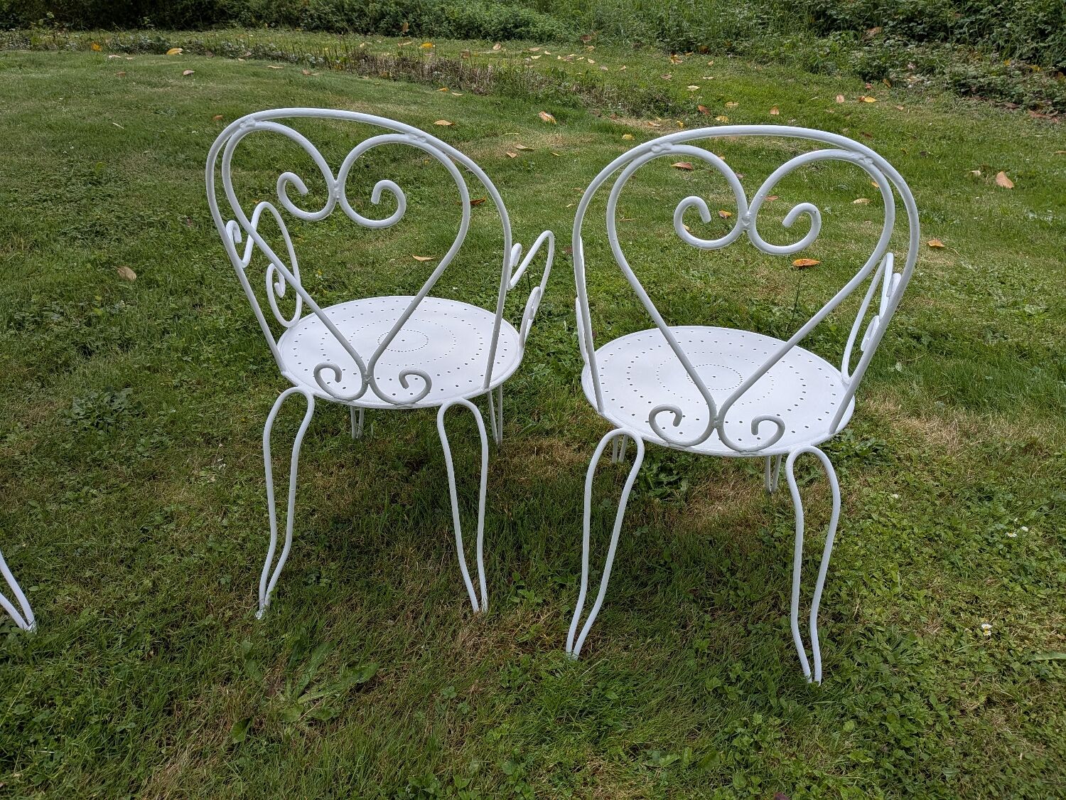 1960s wrought iron garden furniture