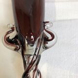Vase en verre soufflé