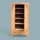 Parisian art deco cabinet in raw wood 1930