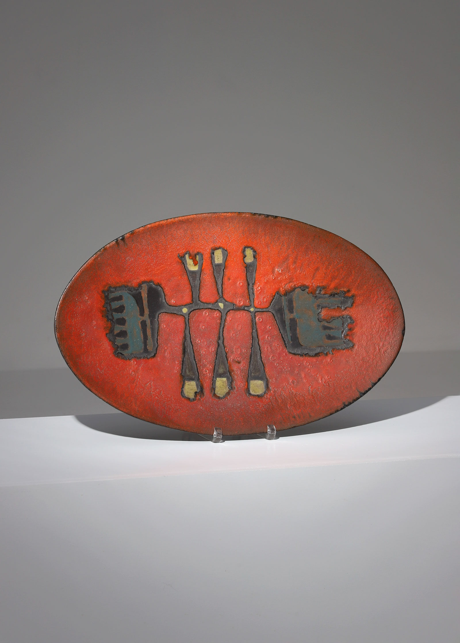 Ceramic Perignem plate 1960s