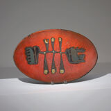 Ceramic Perignem plate 1960s