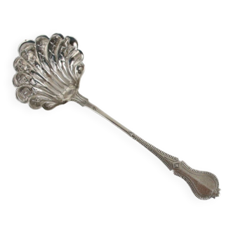 Guilloché Sprinkler Spoon In Sterling Silver