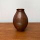 Cruche carafe en poterie de studio allemande Art déco avec trou de poignée par Paul Dresler pour Töpferei Grootenburg, années 1940