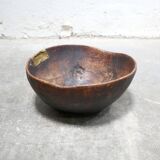 Antique African wooden salad bowl