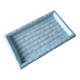 Blue bamboo imitation cake dish