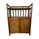 Dresser in rattan and canning